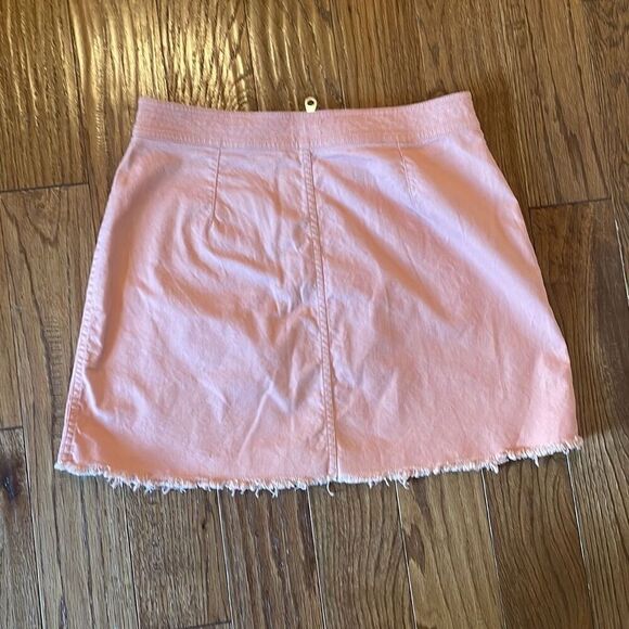 Madewell coral mini zip skirt size 10 - Picture 9 of 9